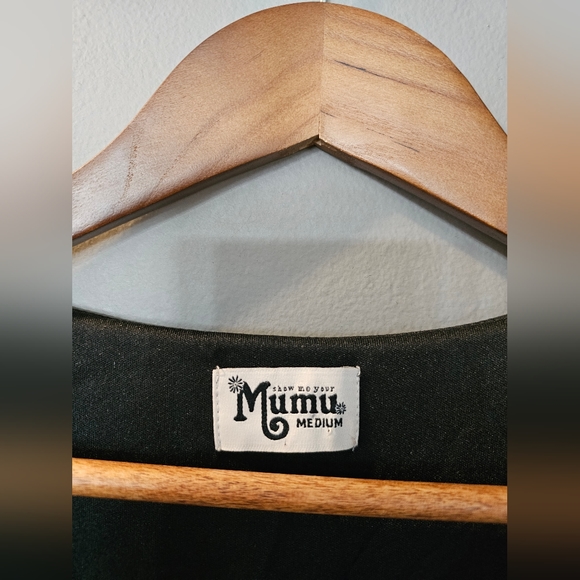 Show Me Your MuMu Geneva Black Maxi Dress Womens Size M - Picture 4 of 5